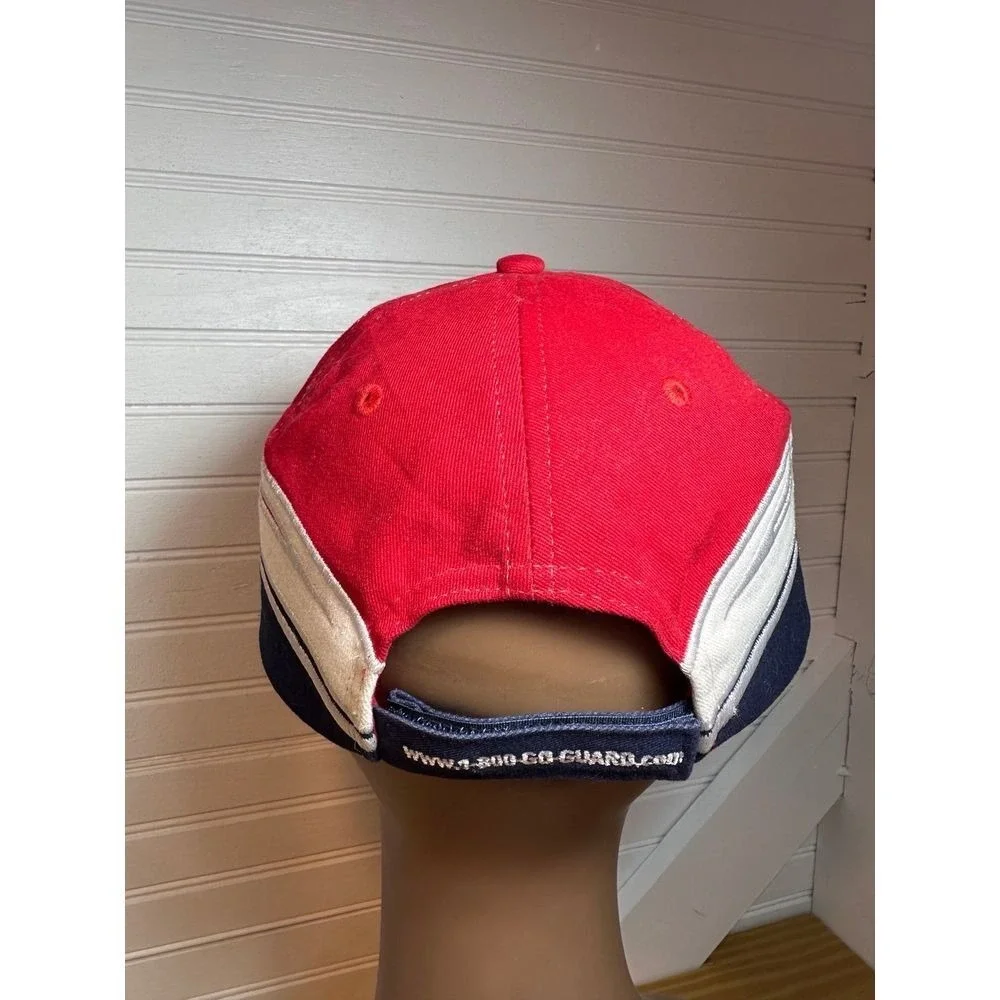 National Guard Baseball‎ Hat NWOT Adjustable Racing Cap Red White Blue Unisex